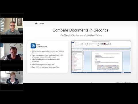 Redline Revolution Webinar Snippet: Litera Compare
