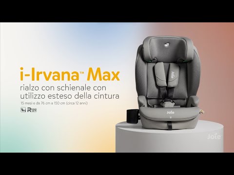Seggiolino Auto Joie i-Irvana Max i-Size 76-150 cm Mercury Mesh