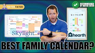 ✅ Get Your Family Organized!  Best Digital Calendar, Skylight Calendar vs Hearth Display