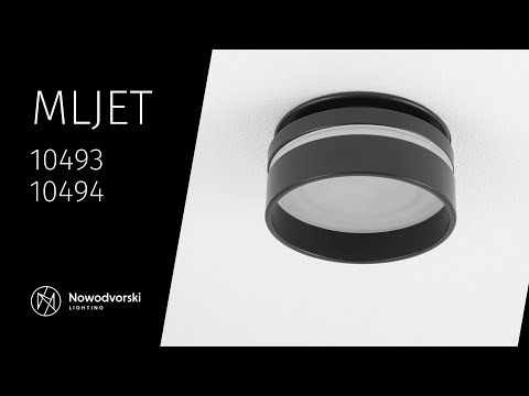 Точковий світильник Nowodvorski 10494 Mljet GU10 1x10W IP20 Wh