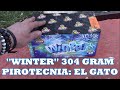 2X ''WINTER'' 50 & 25 shots Piro: EL GATO /Overdag & s'avonds VUURWERK/FIREWORKS 2023