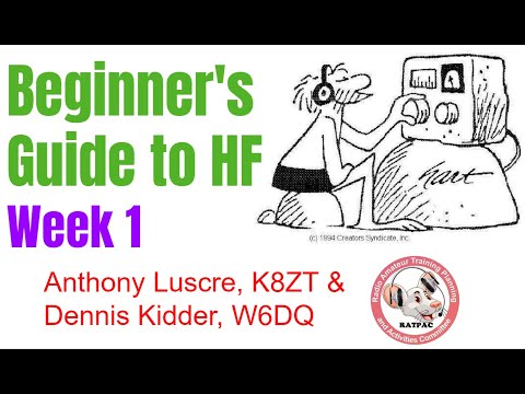 Beginner's Guide to HF Amateur Radio- Week 1- HF Bands, Modes, Making Contacts & HF Activities