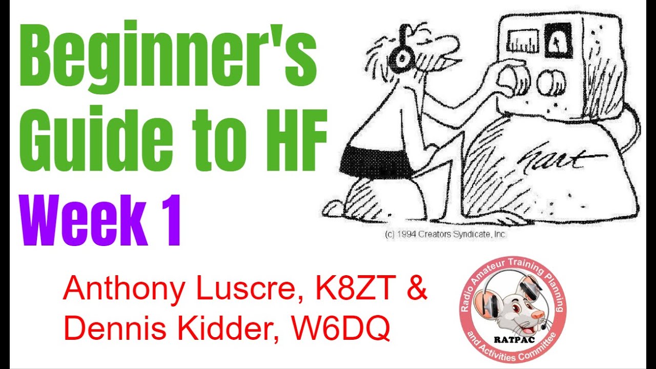 Beginner's Guide to HF Amateur Radio- Week 1- HF Bands, Modes, Making Contacts & HF Activities