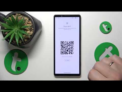 How to Share the WiFi Network Password & QR Code on SONY Xperia 5 V