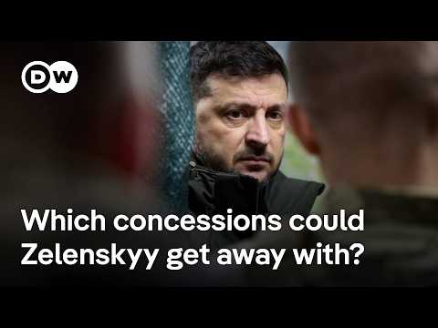 烏俄和平談判：澤倫斯基在讓步問題上的立場為何？| DW 重點新聞 (Ukraine-Russia peace talks: Where Zelenskyy stands on concessions | DW News)