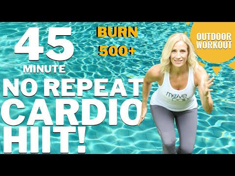 45 MINUTE FAT BLASTING CARDIO HIIT | NO REPEAT WORKOUT | TRACY STEEN