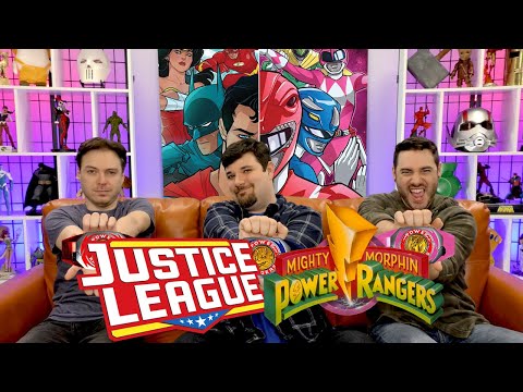 Justice League vs the Mighty Morphin Power Rangers!