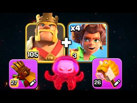 INSANE VALUE ATTACK strategy Root Rider + Meteor Golem + Throwers is really Crazy army For 3★attack