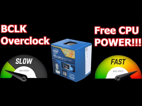 BCLK Overclocking -- Unlock Free Performance From non K Intel CPU
