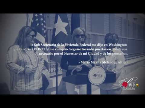 Alcaldesa María “Mayita” Meléndez recibe visita de la Subsecretaria de Vivienda (FEDERAL).