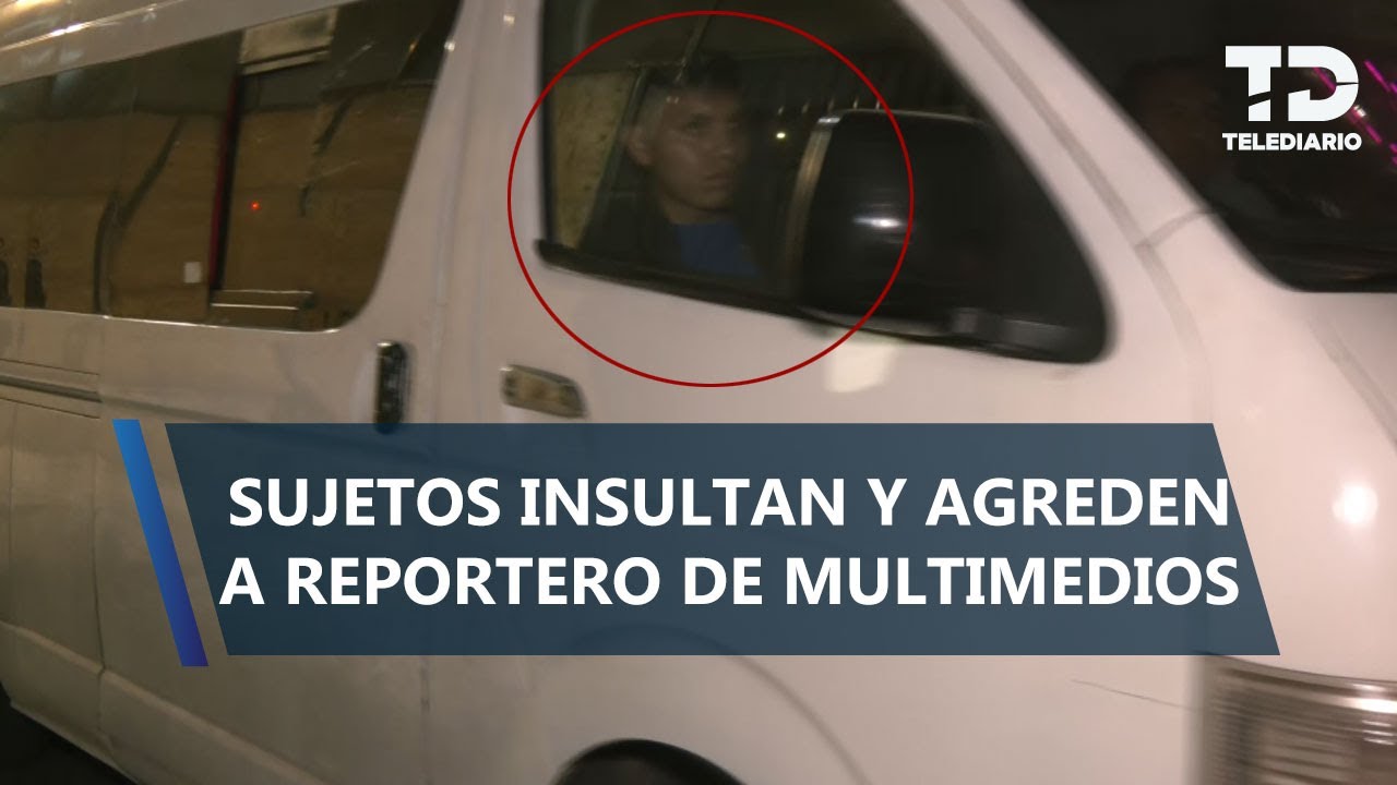 Reportero de TELEDIARIO es insultado y golpeado por dos hombres en la colonia Juárez, CdMx