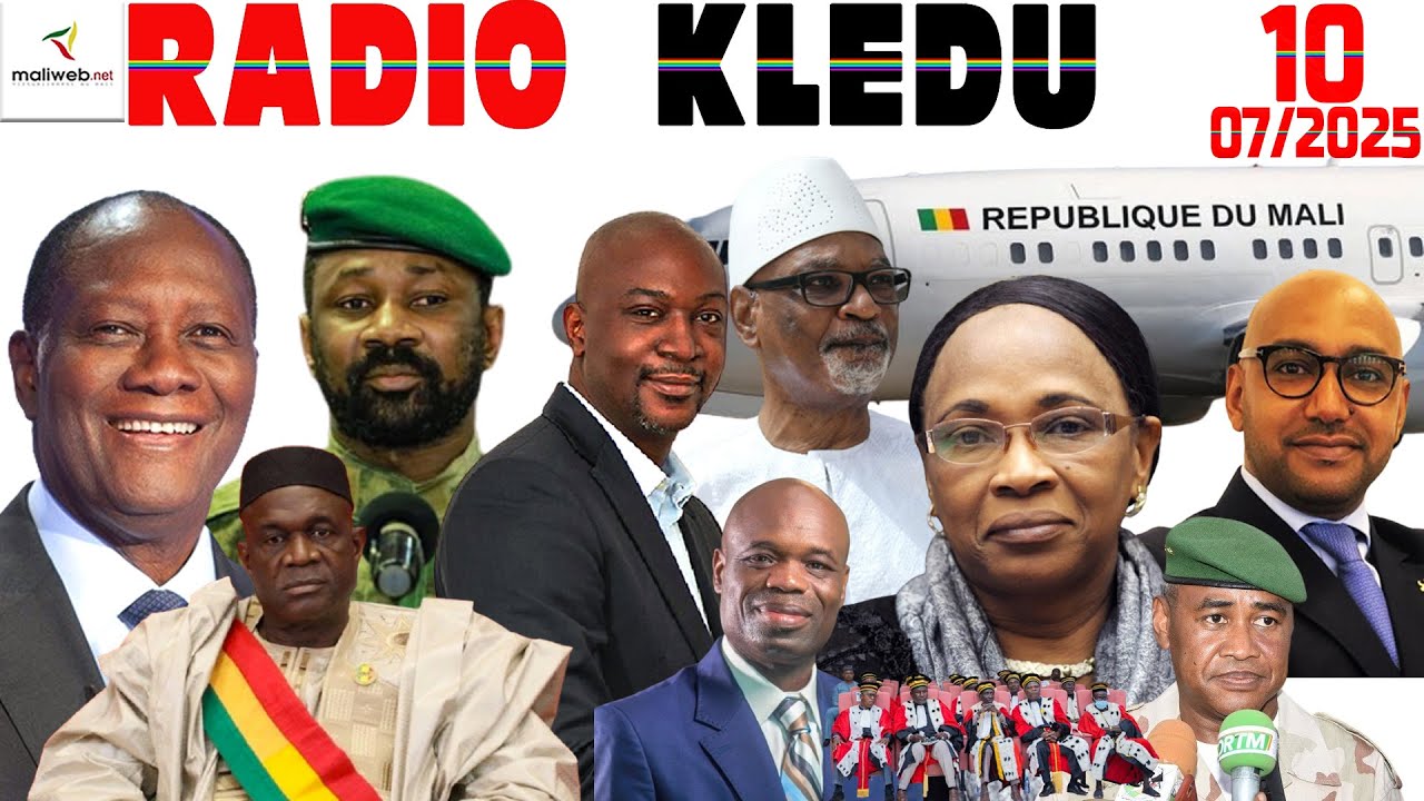 La Revue de Presse de la RADIO KLEDU du 10 Juillet 2025