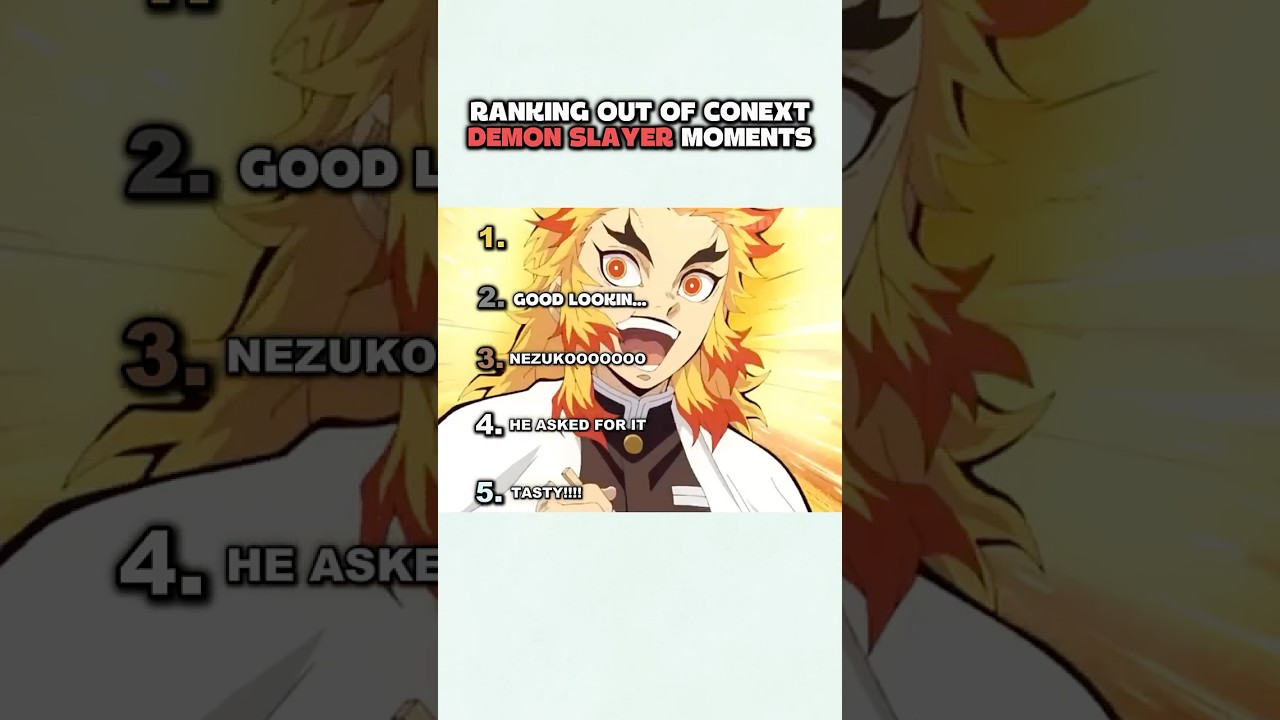 Ranking hilarious Demon slayer moments