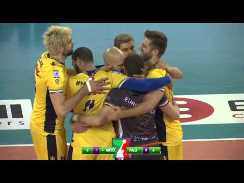 Gli highlights di DHL Modena - Tonazzo Padova 3-1