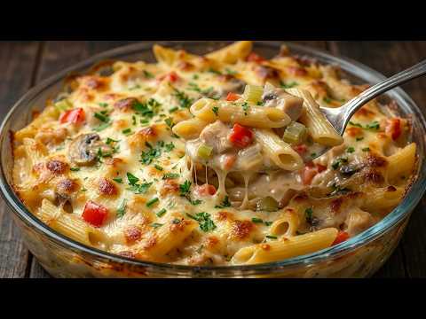 This pasta is CRAZY good! The most delicious baked pasta with chicken I’ve ever made ❗️