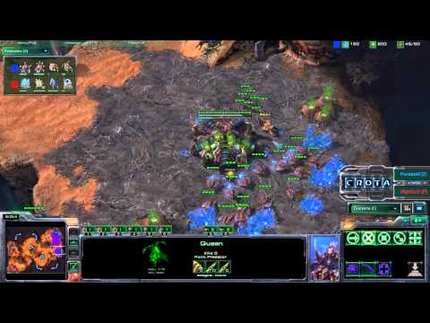 StarCraft 2 - SC470 - Paranoid (Z) vs NightEnd (P) on Blistering Sands