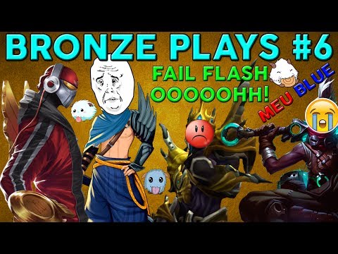 League of Legends - JOGADAS ENGRAÇADAS DO LOL - BRONZE PLAYS #6