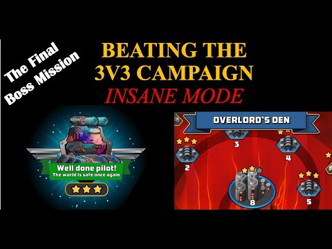 How to beat the 3v3 Campaign | INSANE MODE | SuperMechs