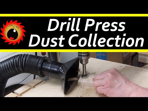 Dust Collection for Drill Presses: Simple, Effective, and Easy to Use!