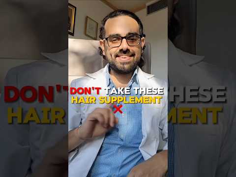 Don't ✖️ Take These Hair Supplements 😨 #haircare #hairsupplements #shortsvideo