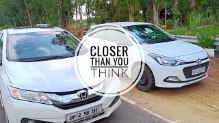 HONDA CITY DIESEL VS HYUNDAI ELITE I20 DIESEL DRAG RACE AND ROLL RACES....