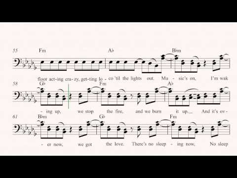 Trombone  - Burn - Ellie Goulding - Sheet Music, Chords, & Vocals