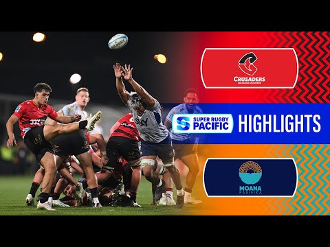 HIGHLIGHTS | CRUSADERS v MOANA PASIFIKA | Super Rugby Pacific 2024 | Round 15