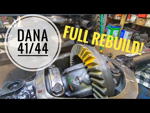 Willys Jeep How To: Rear Axle Rebuild Dana 41 & 44
