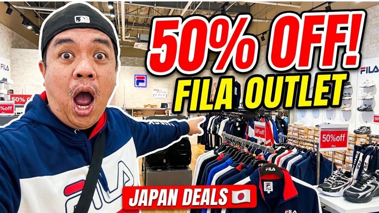 I Bought FILA & Polo Jackets for 50% OFF! 🤯 Japan’s Biggest Outlet Sale! 🇯🇵🛍️