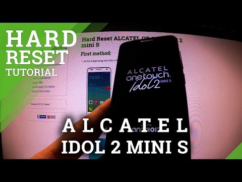 Hard Reset Alcatel Idol 2 Mini S - factory reset by Android settings