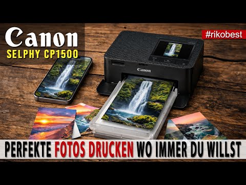 Print perfect photos – anytime, anywhere – Canon Selphy CP 1500 mobile mini photo printer / Review