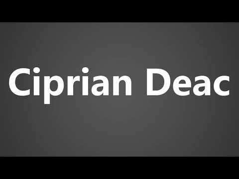 How To Pronounce Ciprian Deac