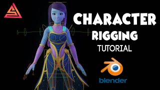Easy character Rigging  | how to rig game charecter in Blender | Right way to rig  | AniSculpt
