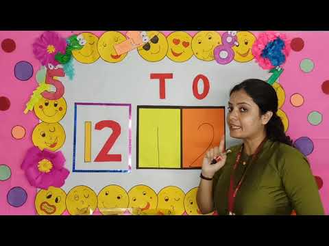 Let Us Learn How to Write & Count Numbers - Number '12' !!!