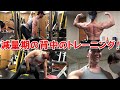 減量期の背中のトレーニングを妻に解説しながら追い込んだらメッチャ効いた!4種目で広背筋と僧帽筋を鍛える