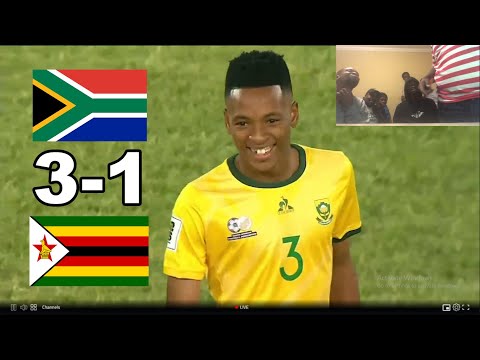 South Africa vs Zimbabwe | All Goals | Extended Highlights | African Qualifiers