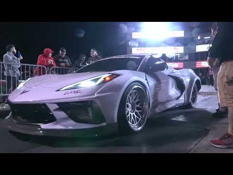 TJ Hunts widebody c8 corvette making pass at tx2k22