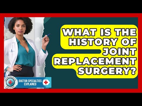 What Is The History Of Joint Replacement Surgery? - Doctor Specialties Explained