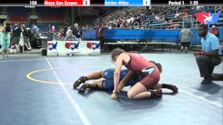 Fargo 2012 159 Round 1: Kiaya Van Scoyoc (Washington) vs. Ashley Miles (Texas)