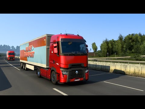 Le Mans to Bordeaux in the new Renault T - ETS2