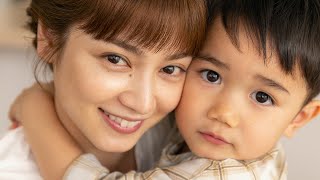 平愛梨、4歳長男は夫・長友選手と「そっくり」　愛息と3年ぶり親子共演　力強くボールを蹴るシーンも　「N organic」CM＆メーキング