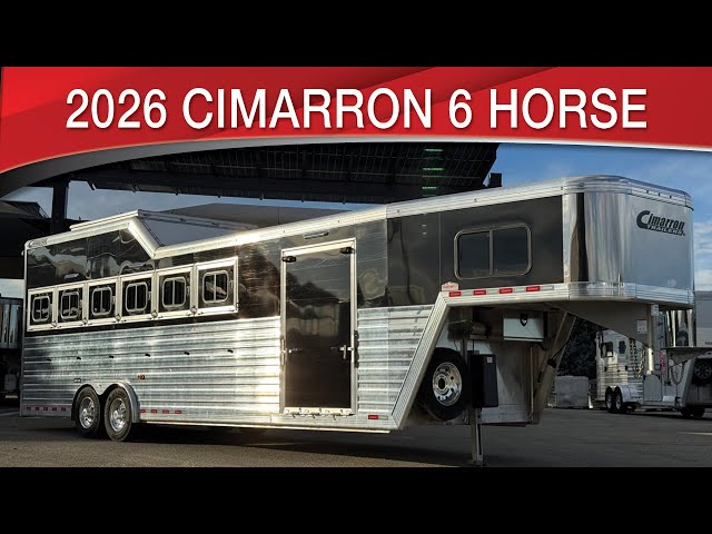 Preview image of Cimarron Norstar 6 Horse Gooseneck With Air Ride And Custom Front Tack youtube video
