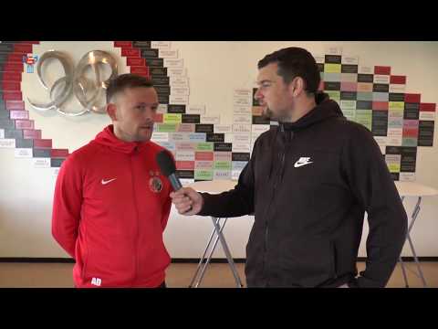 Allan Dybczak og Erik E. Nielsen í FSF Varpinum undan steypafinaluni 2017 hjá kvinnum