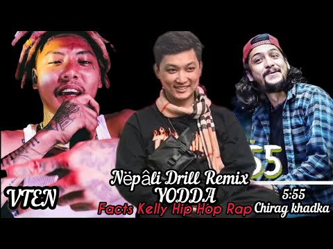 VTEN ❌ 5:55 ❌ YODDA - RAP DISS - ( MUSIC VIDEO ) - NEPALI HIP HOP REMIX - 2023