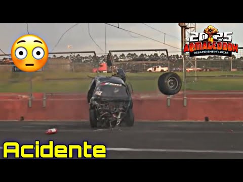 SERIOUS ACCIDENT INVOLVING RAFAEL MORENO'S CHEVETTE AT ARMAGEDDON VELOPARK 2025