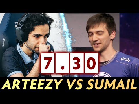 Arteezy vs Sumail 7.30 FIRST Game — New Skills Test