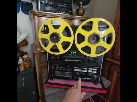 Immagine TEAC X-2000R Open Reel 1/4" Tape Deck, Auto Reverse, Tested & Working, Wood Case - 22