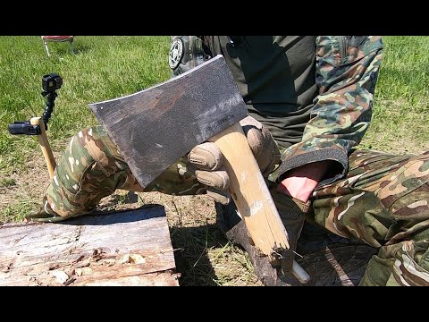 Cold Steel Competition Throwing Hatchet - AXE DESTRUCTION TEST - UNTIL IT BREAKS - 1055 CARBON STEEL