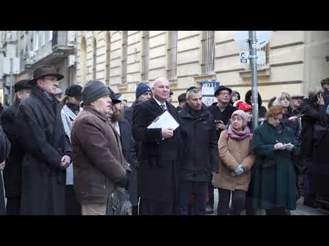 Megemlékezés a BUDAPESTI GETTÓ FELSZABADULÁSÁNAK 74. évfordulóján