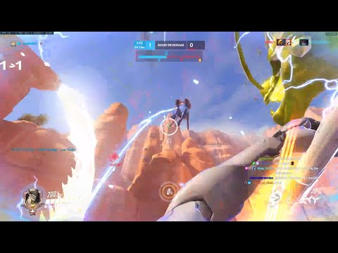 Overwatch Fastest Genji God Necros Showing His Dragonblade Skills